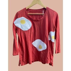 Upcycleed Medium Egg Striped Shirt